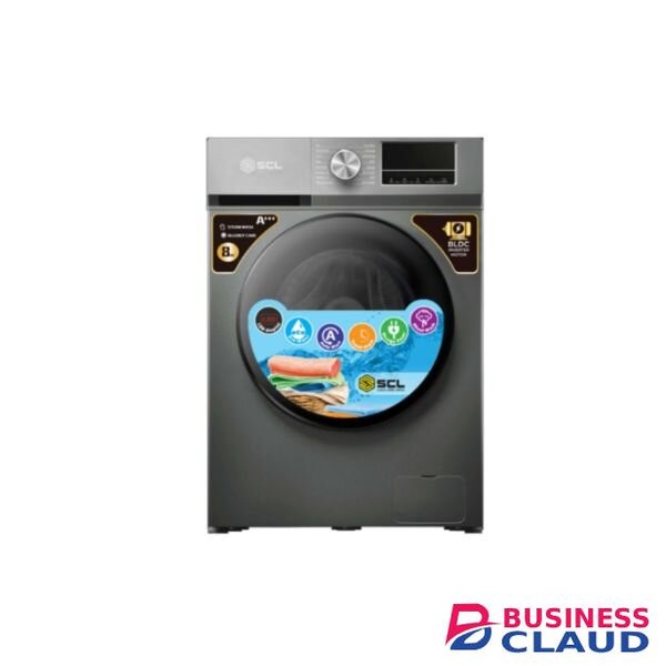 SCL 8KG Washing Machine, Silver – Model SCL