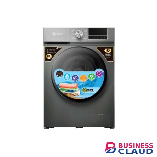 SCL 10KG Washing Machine, Silver – Model SCL