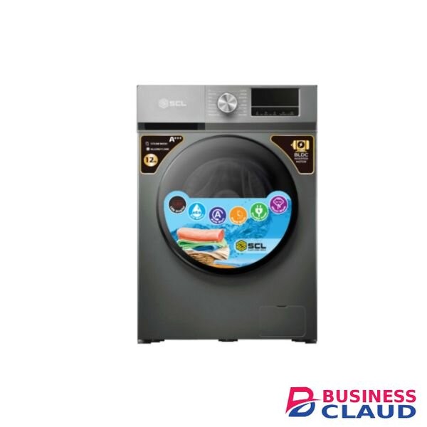 SCL 12KG Washing Machine, Silver – Model SCL