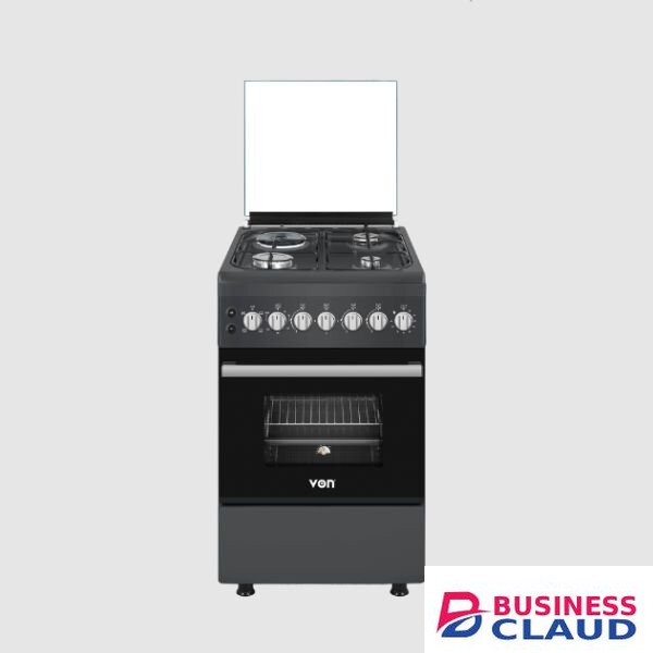 Von Cooker 3 Gas + 1 Electric - VCF563141NFG, Graphite Grey