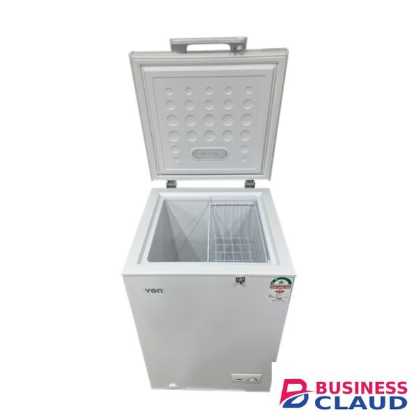 Von VAFC10DHW Chest Freezer, 98L