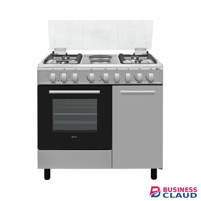 SCL 90 X 60cm COOKER SCL-FC9642BSI With 4 Gas + 2 Electric Burners