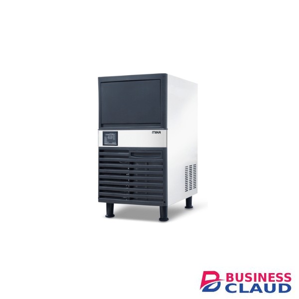 MIKA MIC1D3615X Ice Maker: 36kg Capacity, Dual Option, Stainless Steel & Black