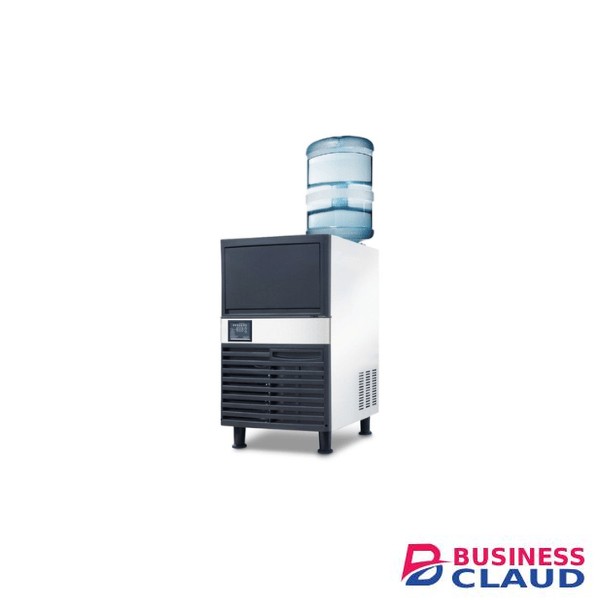 MIKA MIC1D3615X Ice Maker: 36kg Capacity, Dual Option, Stainless Steel & Black