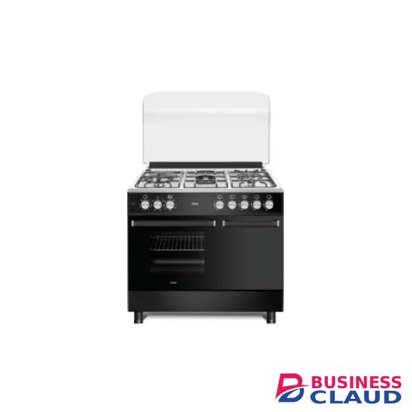 Mika MST9041WEG6BX Standing Cooker: 90cm X 60cm, 4 Gas Pool Jet Burners (1 Wok)