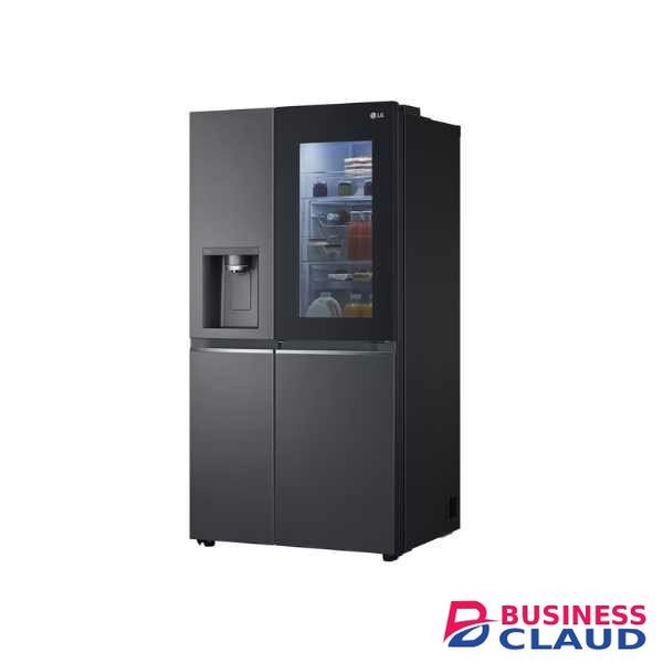 LG GC-X257CQES 635L InstaView Fridge, UVnano, Matte Black, Inverter Linear Compr