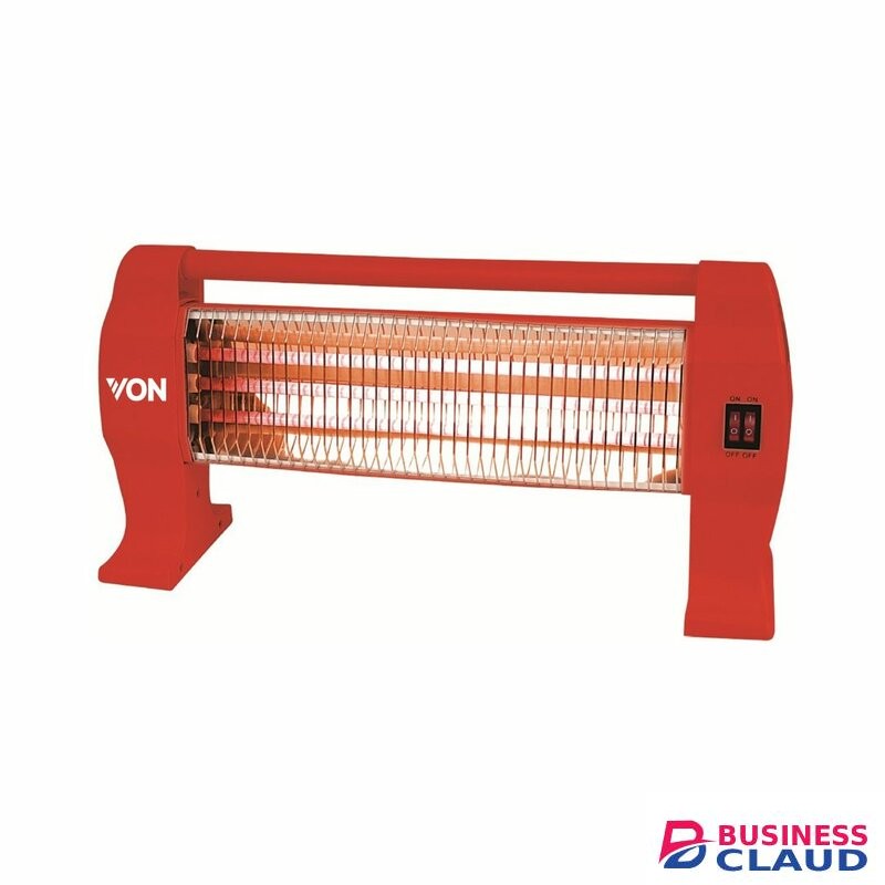 Von VSHK12QR Quartz Heater, 2M Power Cord