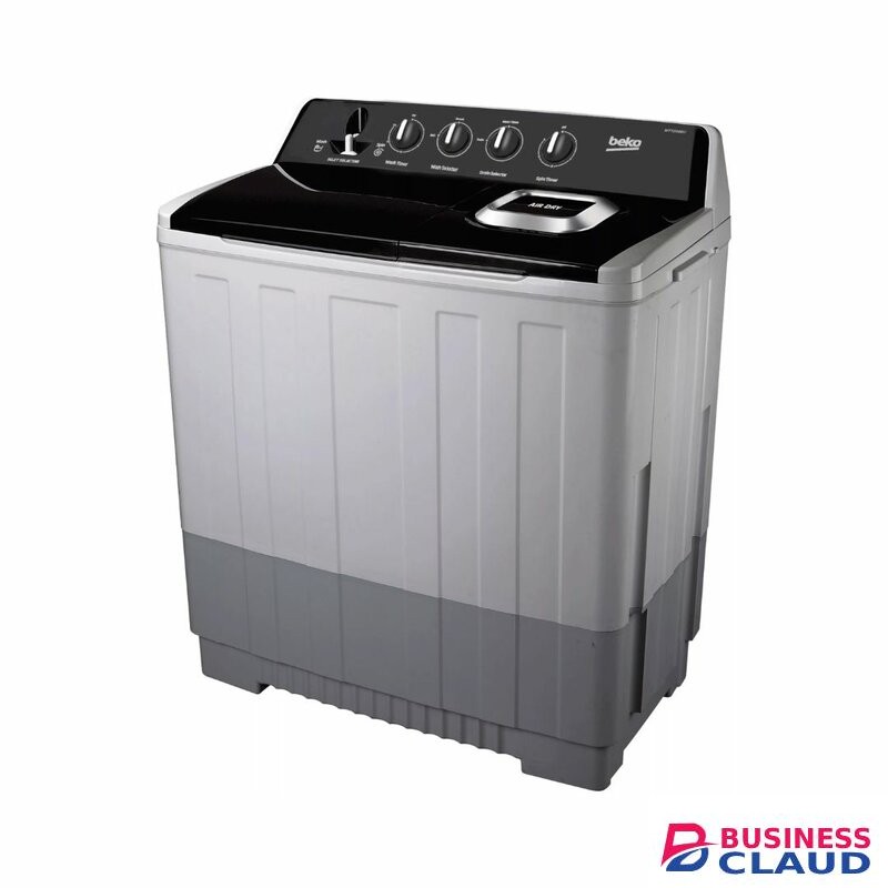 Beko 13kgs WTT130 UK Semi Automatic Twin Tab Washing Machine