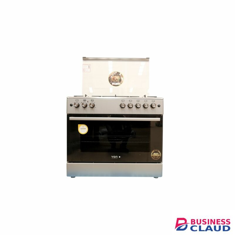 Von VAC9FO50WX 4 Gas + 1 Wok Burner Cooker