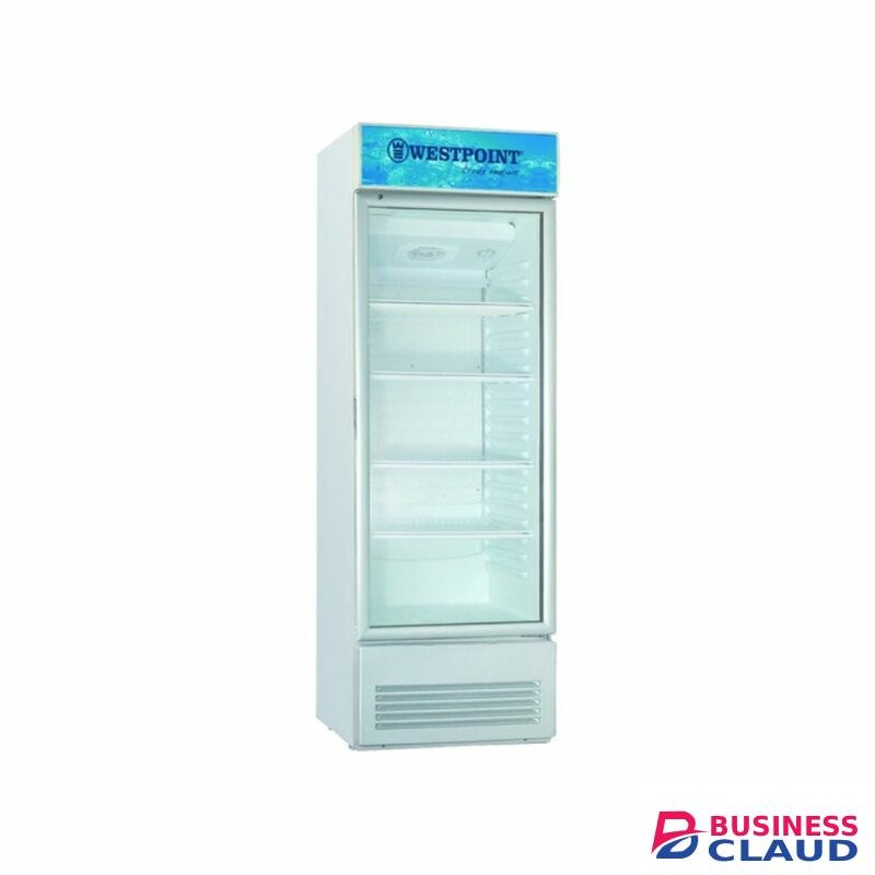 Westpoint Businessclaud.com Vertical Cooler, 198L - White+Grey