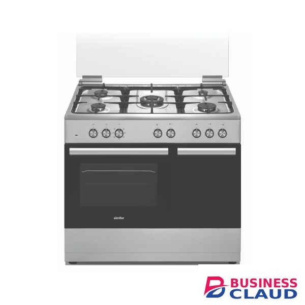 Simfer 9506NEI Prof Cooker 5 Gas + Electric Oven & Cylinder Compartment