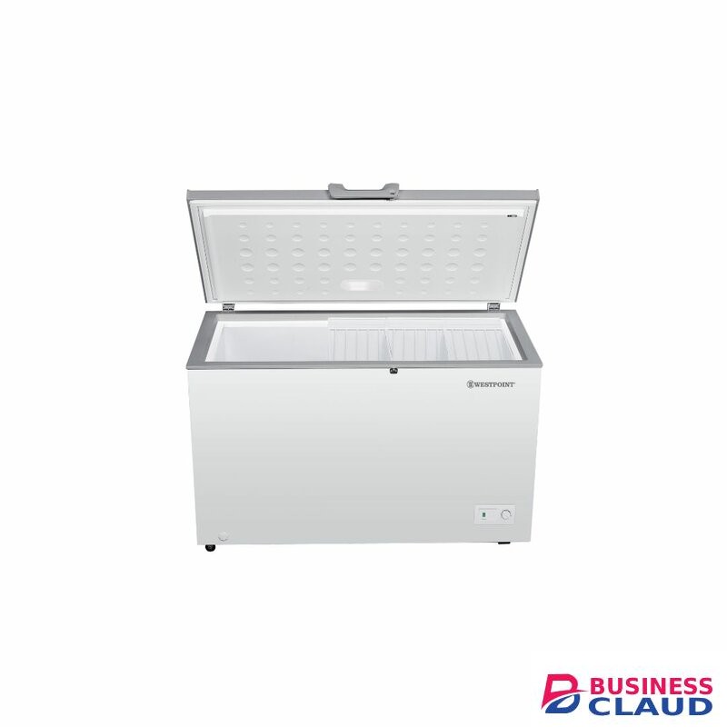 Westpoint WBON-4519 Chest Freezers, 380L - White & Grey