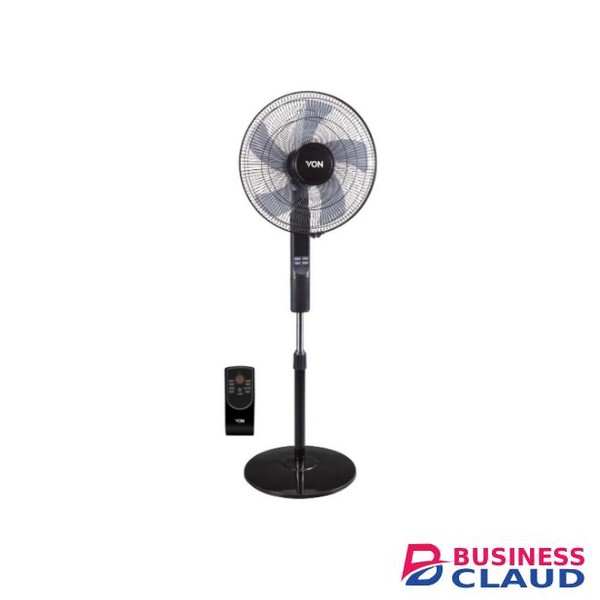 Von VSNJ6622K 16" Floor Standing Fan, Remote