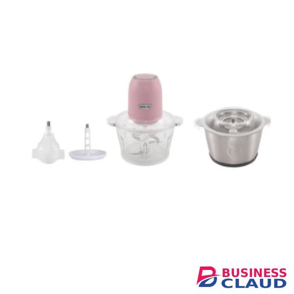 Rebune RE-2-102 Food Processor: Twin Bowls, 2.0L, 350W