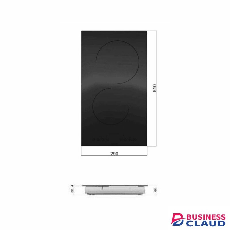 MIKA MVCH321TC Built In Vitro Ceramic Hob, 30cm, 2 Plates
