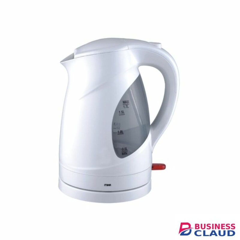 MIKA MKT1301 Kettle (Electric), Plastic, 1.7L, Cordless, White & Grey