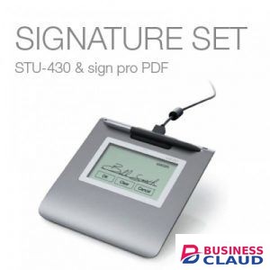 Wacom STU-430 Signature Pad with Sign Pro PDF Software