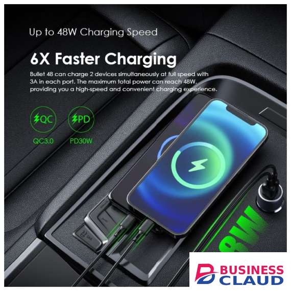 Oraimo Bullet 48 48W Fast Charging Car Charger