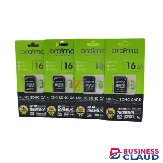 Oraimo 16GB MicroSD Memory Card