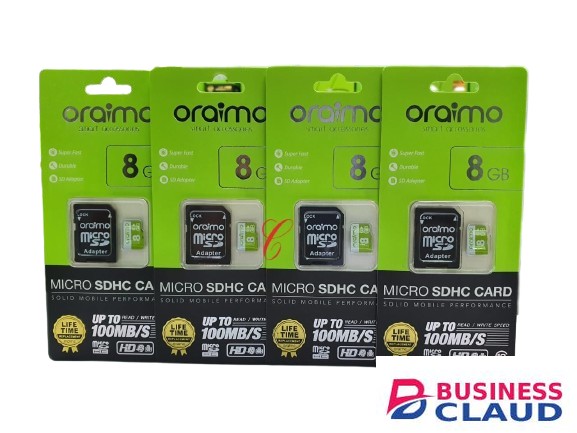 Oraimo 8GB MicroSD Memory Card