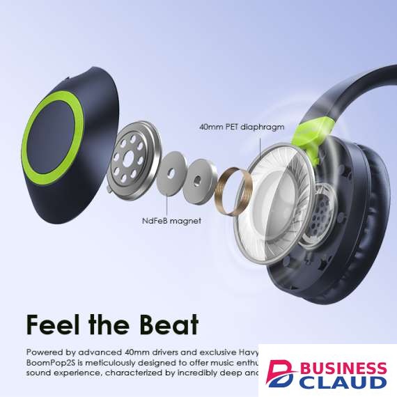 Oraimo BoomPop 2S Over-Ear Wireless Headphones