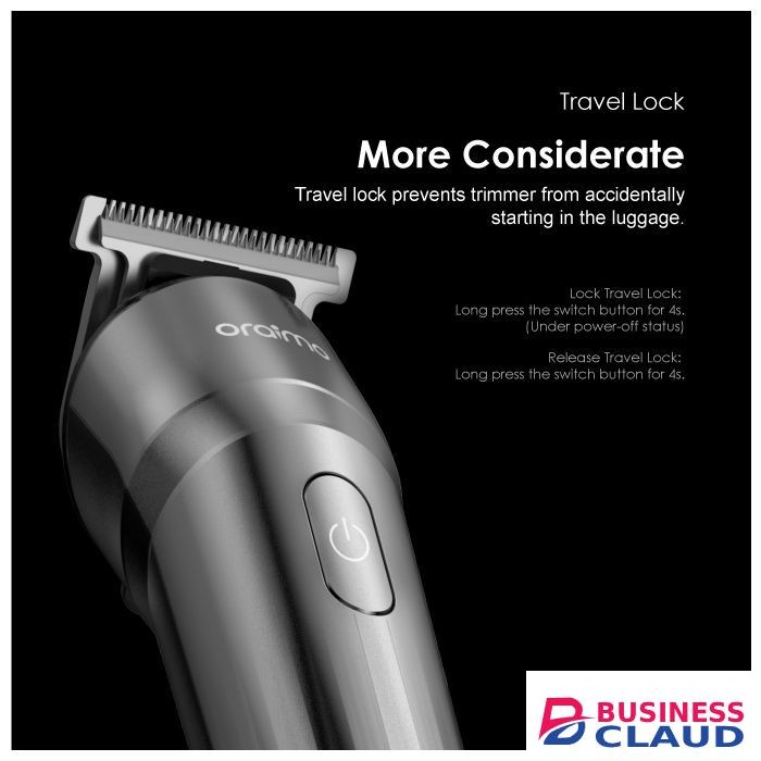 Oraimo SmartTrimmer Shaver with 3 Guided Combs
