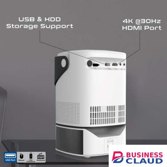 Promate Wireless 4K Ultra HD DLP Projector