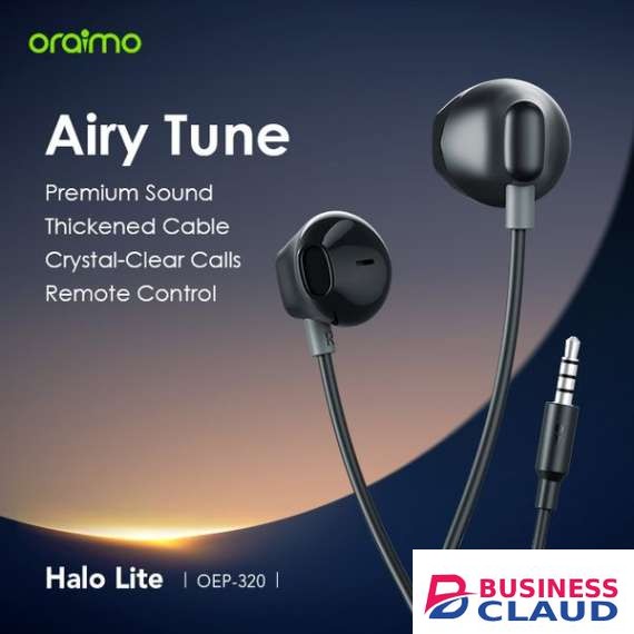 Oraimo Halo Lite Half In-Ear Wired Earphones
