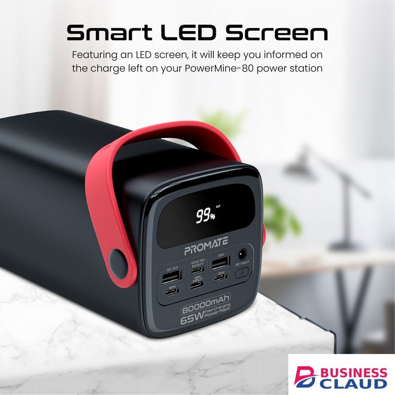 Promate PowerMine-80 80000mAh Powerbank