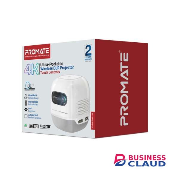 Promate 4K Ultra-Portable Wireless DLP Projector