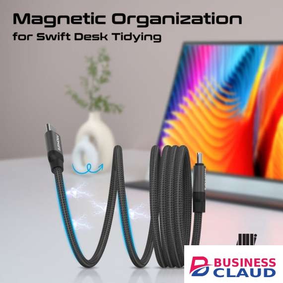 Promate Springy Self-Organizing Magnetic USB-C Cable