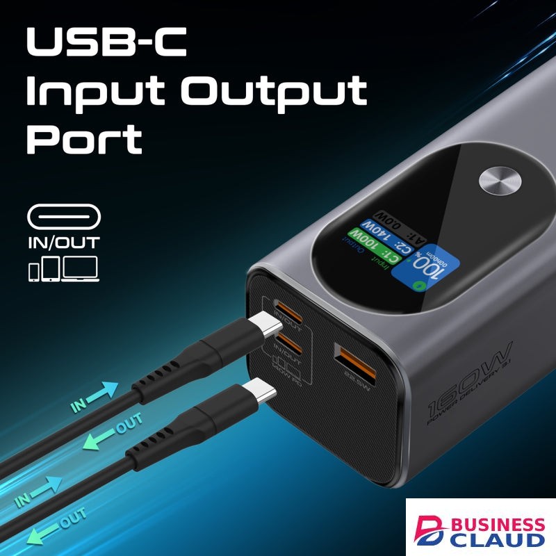 Promate Titan-160 160W multiport 27600mAh Powerbank