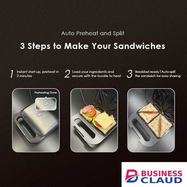 Oraimo SmartSandwichMaker 750W Sandwich Maker