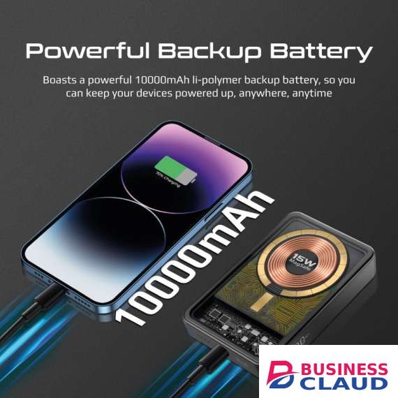 Promate LucidPack-10 wireless charging 10000mAh Powerbank