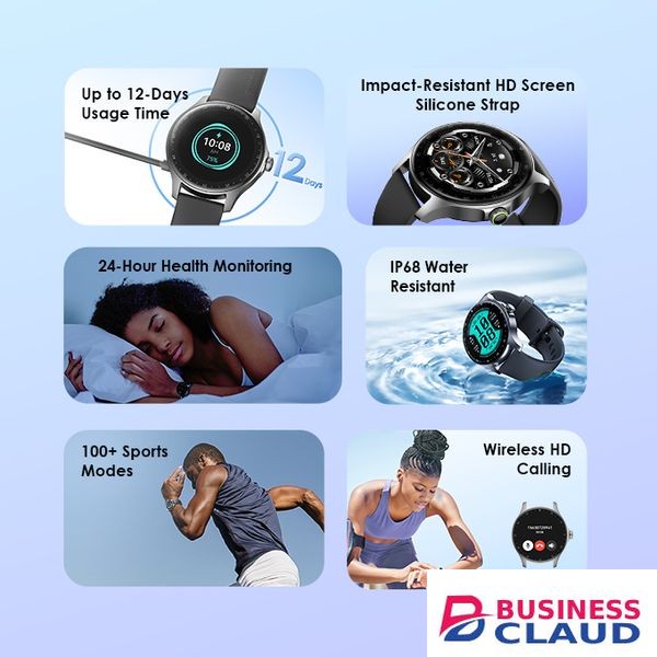 Oraimo Watch Nova R 1.39'' Panda Glass IP68 Smart Watch