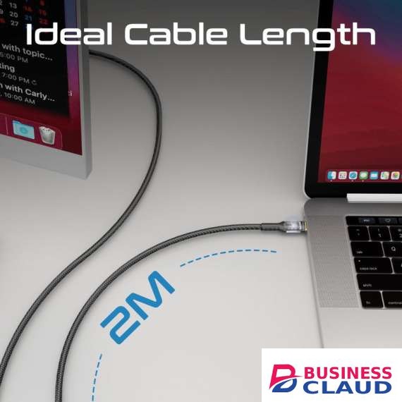 Promate LucidLine-CC200 100W Power Delivery USB-C Cable