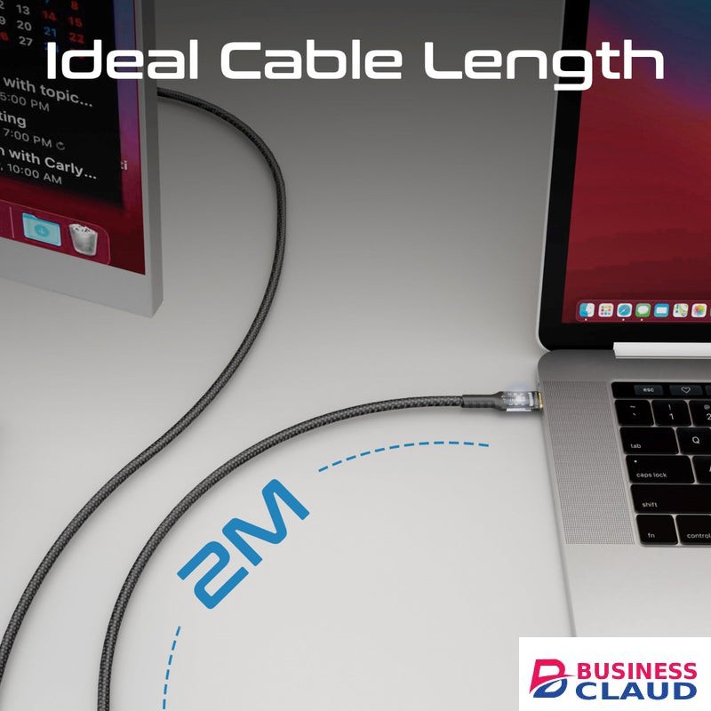 Promate LucidLine-CC200 100W Power Delivery USB-C Cable