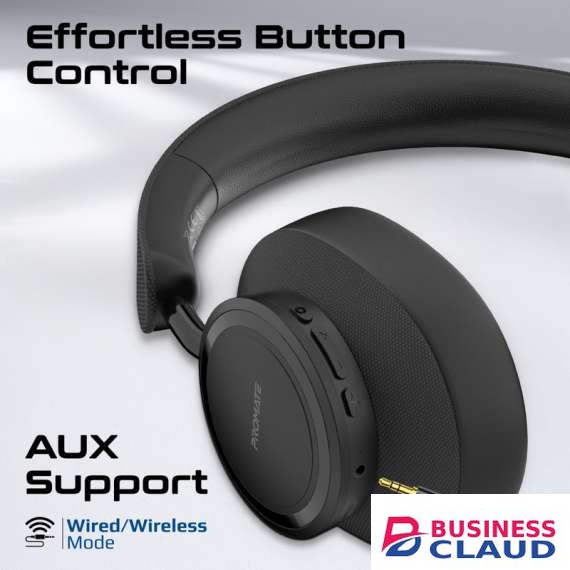 Promate High Fidelity Over-Ear Stereo Wireless Headphones