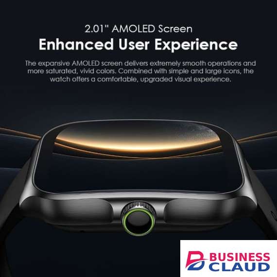 oraimo Watch Nova AM 2.01" AMOLED Screen Curved Cover Smart Watch