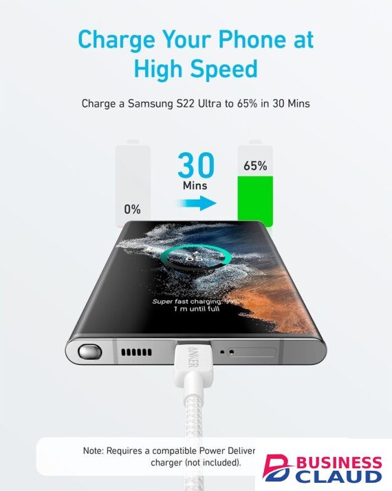Anker 322 USB C to USB C 60W Cable