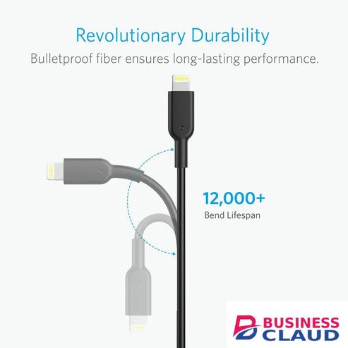 Anker Powerline II with Lightning Connector 3FT cable