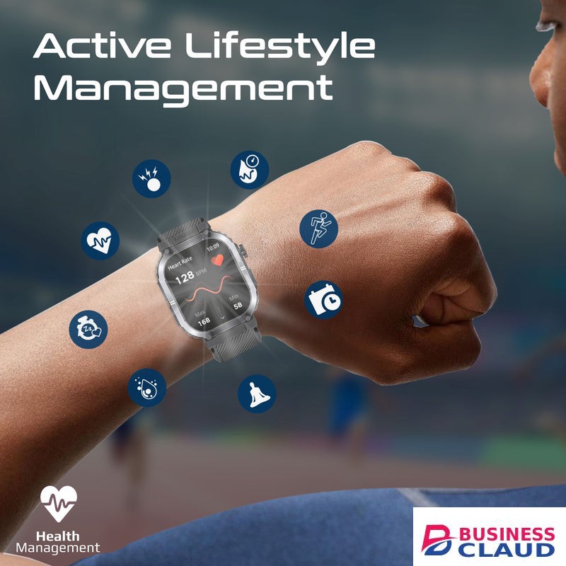 Promate 2.02" TFT Sports Tracker Smartwatch