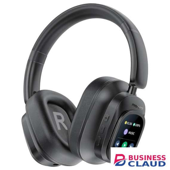 Promate HiFi Wireless Bluetooth V5.3 Hybrid ANC Headphones