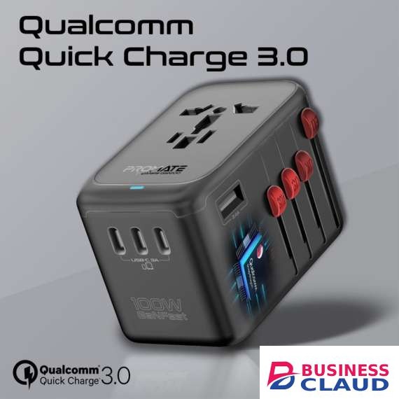 Promate 140W Super-Speed GaNFast Charging Station