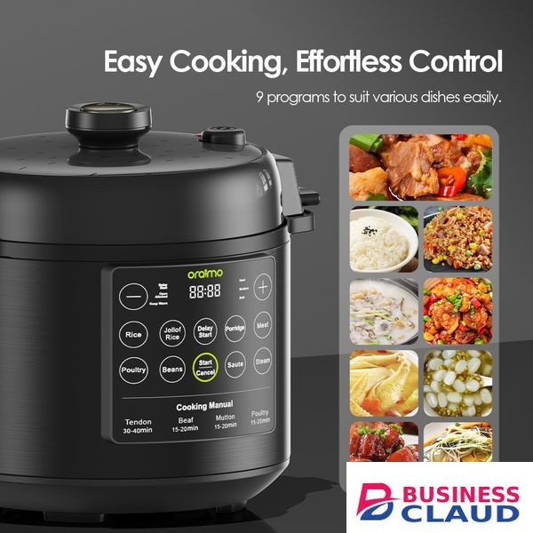 Oraimo TenderPot 6L 1000W Electric Pressure Cooker