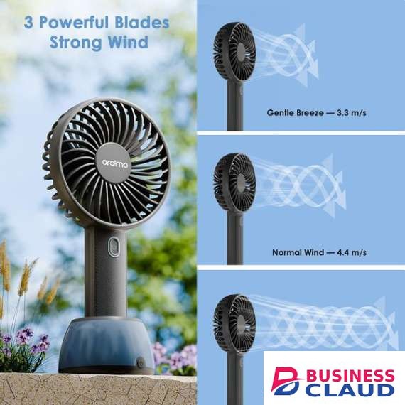 Oraimo SmartHandheldfan 2 Handheld Fan with Light Base