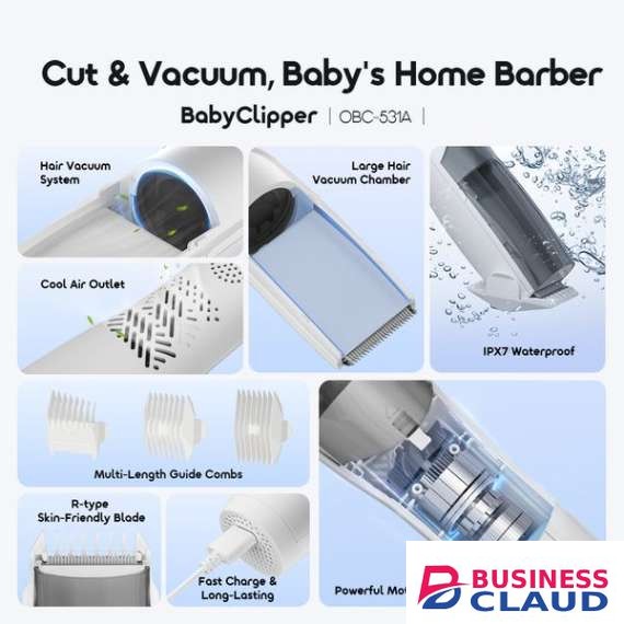 Oraimo BabyClipper Smart Vacuum Baby Hair Clipper