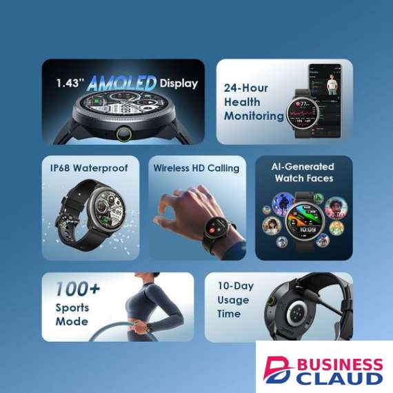 Oraimo Watch 5R Amoled Smart Watch