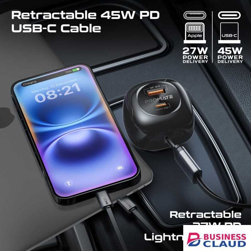 Promate POWERDRIVE-RCI81 81W Multi-Port Car Charger