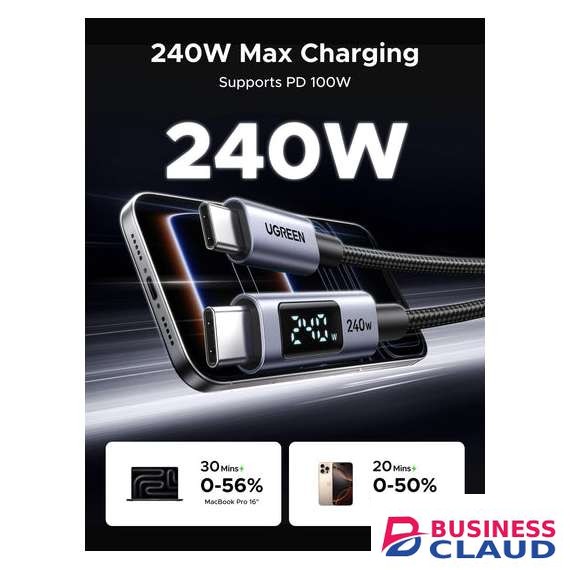 UGREEN USB-C to USB-C PD 240W Fast Charging Cable